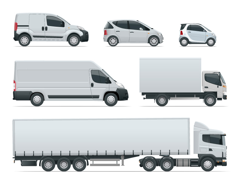 Examples of different vehicles that can be financed.